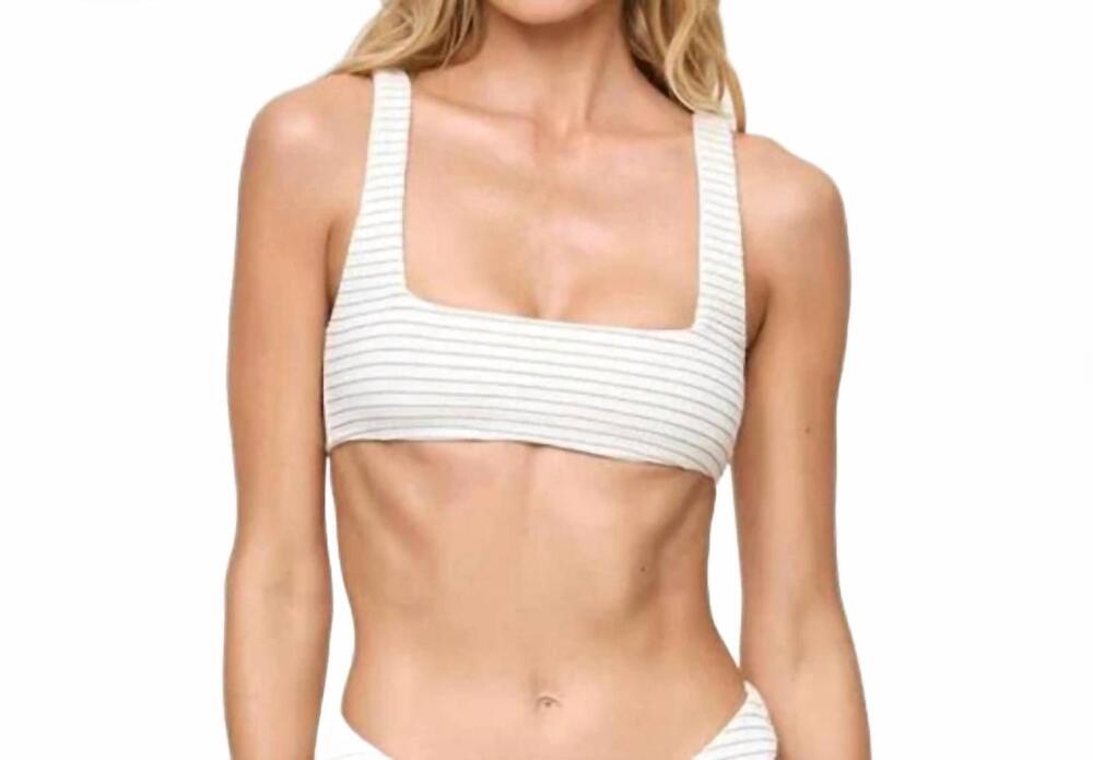 NEW L*SPACE liv bikini top in white